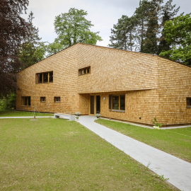 Holzbau, Hospiz im Park, Stollenrain, Arlesheim, 4