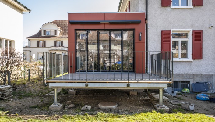 Holzbau, Carmenstrasse Allschwil, 1