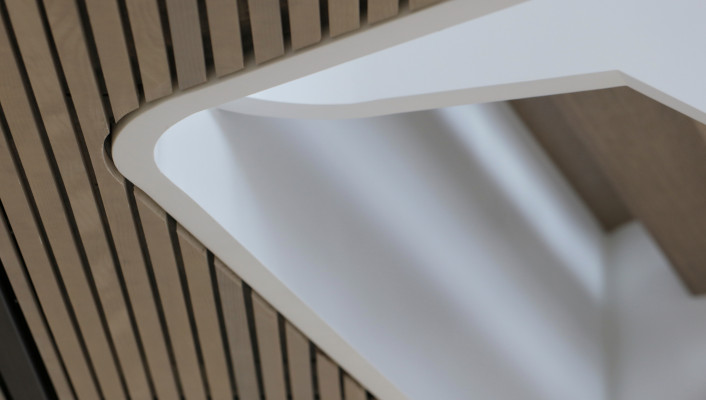 Neubau Erlenmatt Basel, Treppe und Gelaender 17