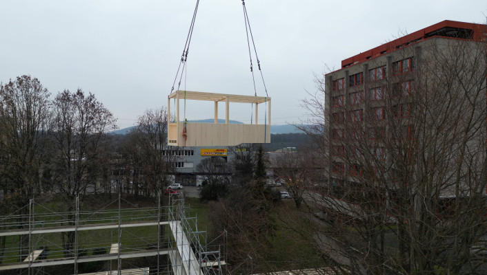 Holzmodulbau Schule_BZM Muttenz