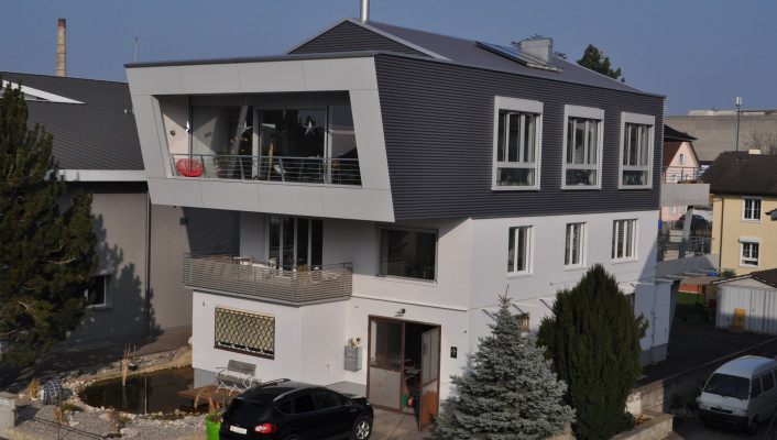 Aufstockung Holzelementbau_Homburgerstrasse, Muttenz