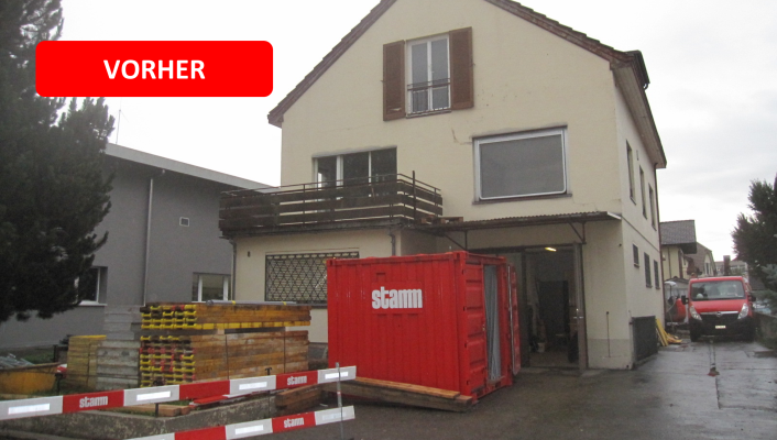 Homburgerstrasse Muttenz vorher