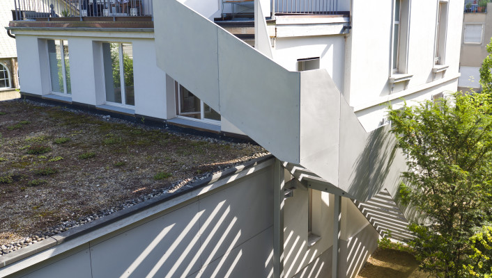 Metall- und Stahlbau, Seestrasse Liestal, Aussentreppe 12