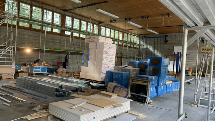 energetische Sanierung Turnhalle Sternenberg, Birsfelden