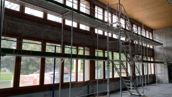 energetische Sanierung Turnhalle Sternenberg, Birsfelden
